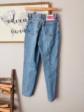 Vintage bongo juniors high rise mom jeans light wash